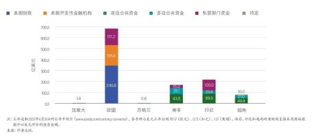 各案例资金来源（各来源资金/资金总量）